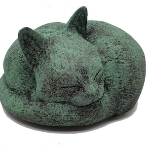 Cat ashes pet urn handmade to go in the home or garden image 7
