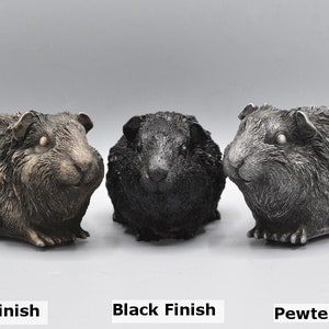 Guinea Pig urn for ashes pet memorial - 3 different finshes