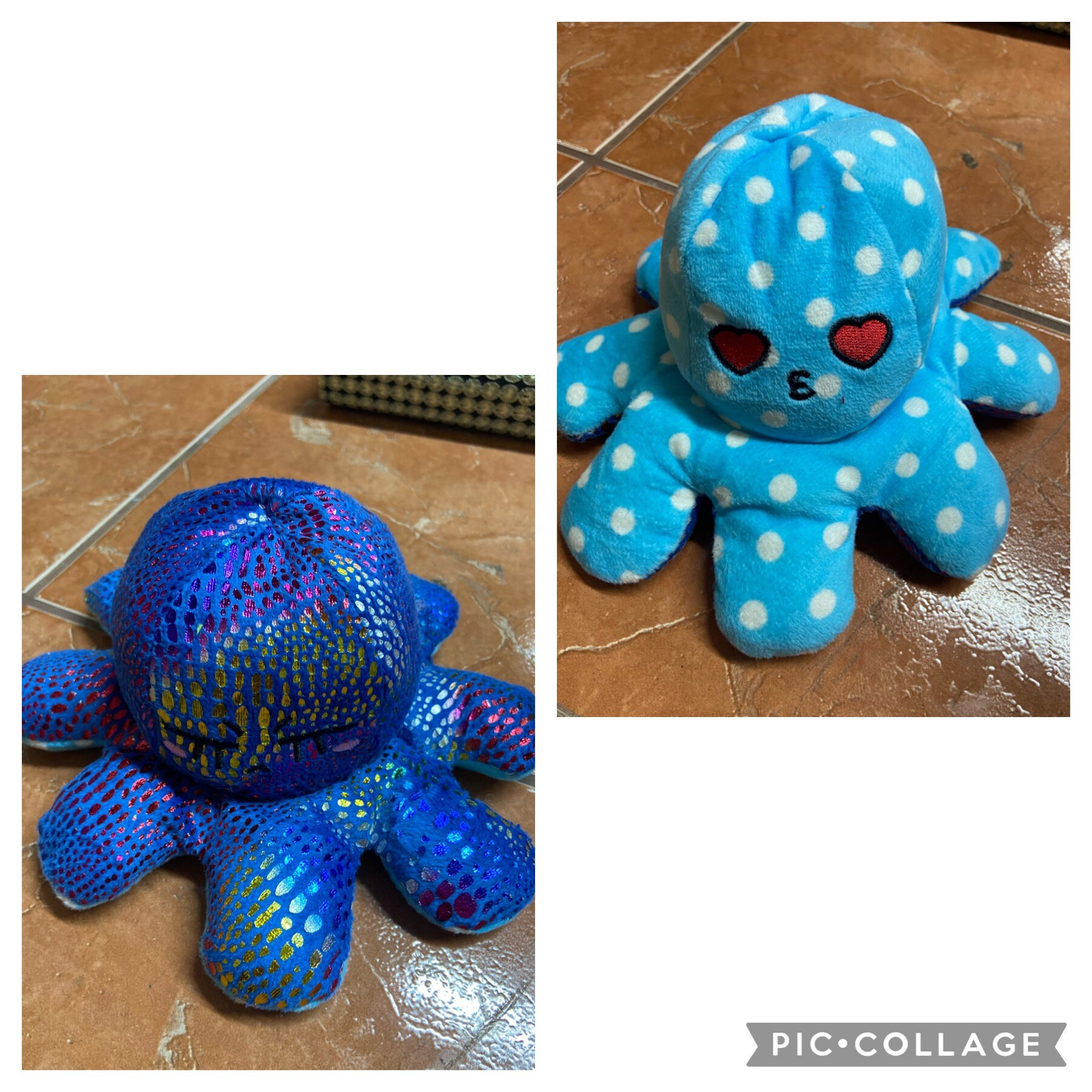 Multicolor Plushies Octopus Moody Sad Happy Mad mit Etsy
