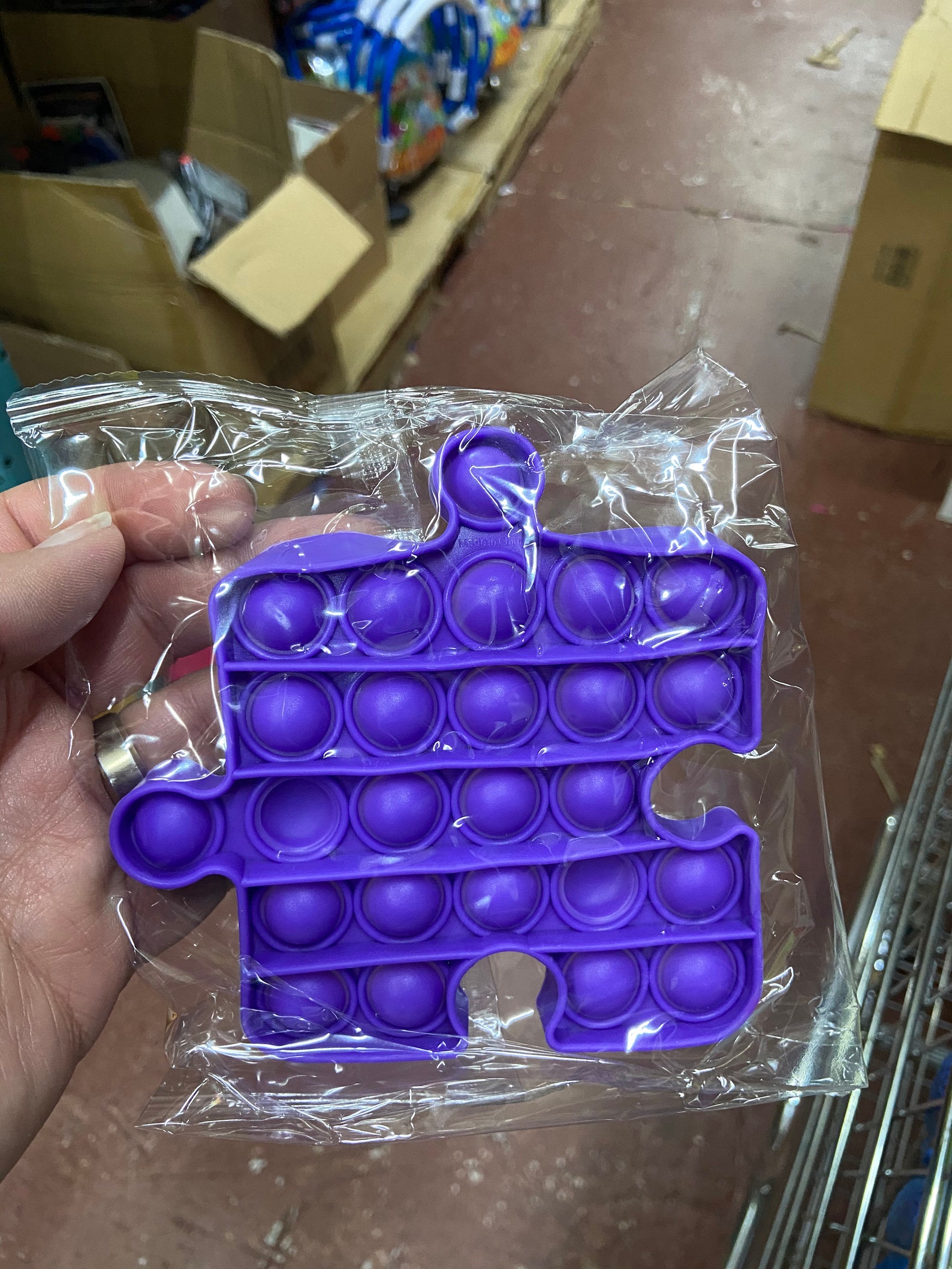 Interlocking Jigsaw Puzzle Shaped Poppers Pop It Toy Fun | Etsy