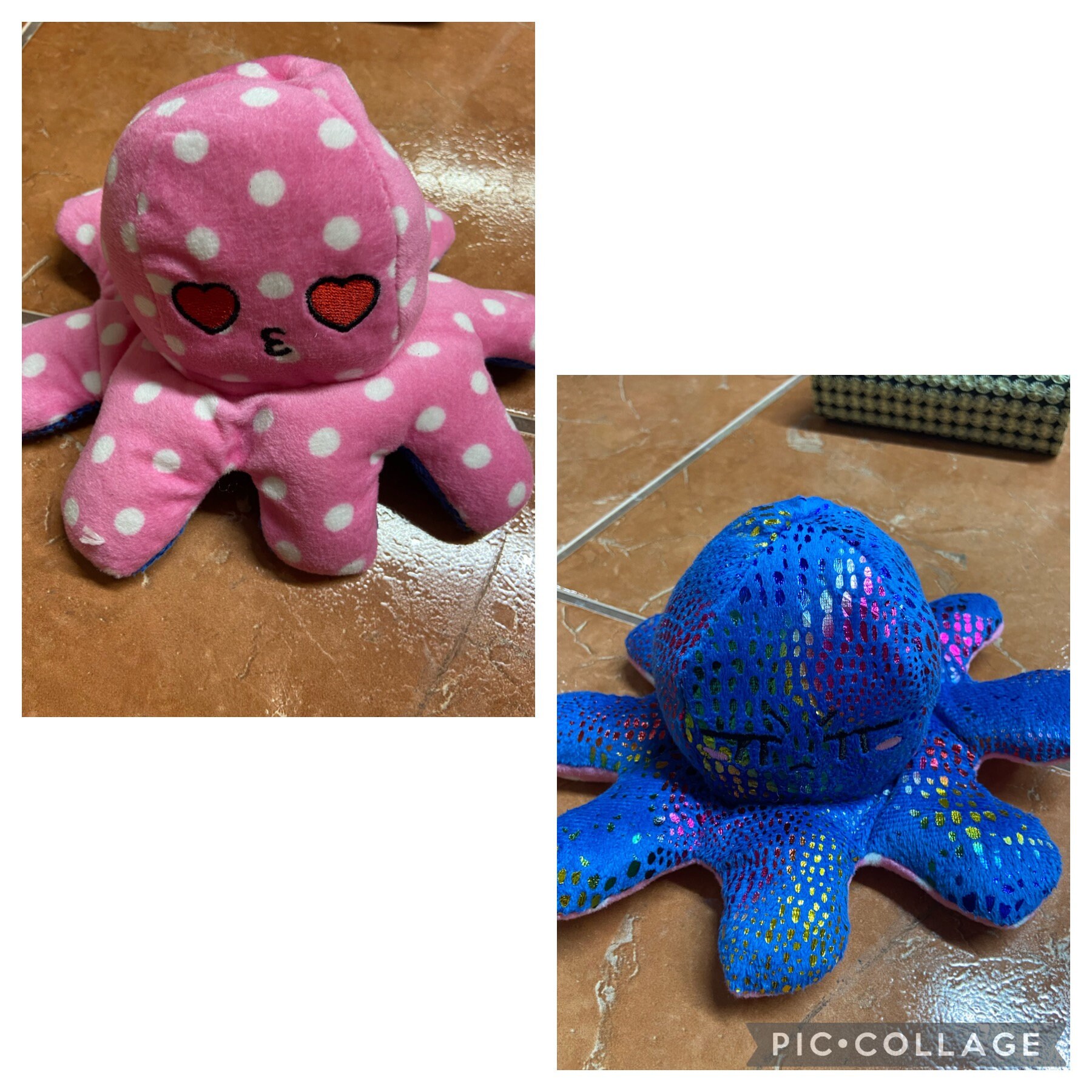 Multicolor Plushies Octopus Moody Sad Happy Mad mit Etsy