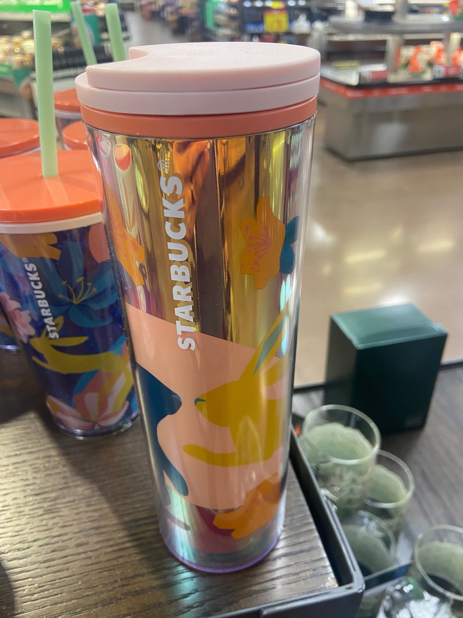 2021 Starbucks 50 aniversario Chrome Oro grabado Sirena