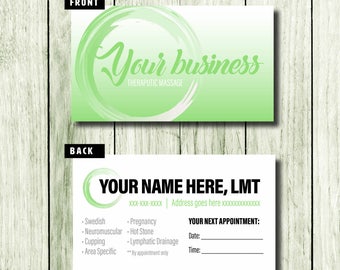 Business Card - Massage Therapist