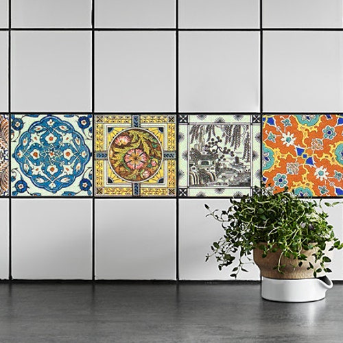 Ceramic Tiles Backsplash Tile Decal Tradiconal PACK OF 24 Etsy