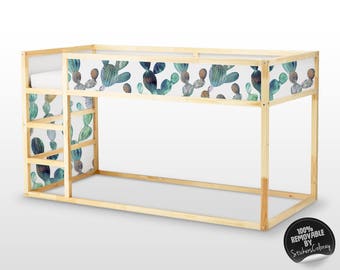 Kura Bett Ikea Kaktus Aquarell Aufkleberset Pack 5 Mobel Etsy