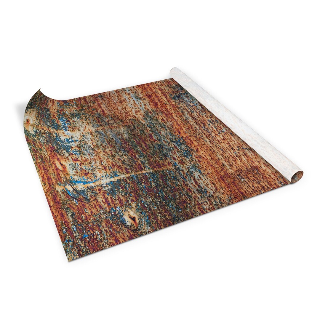 Retro Rust Metal Veneer Sheets, Decals for Furniture, Size 39.8x19.7 ...