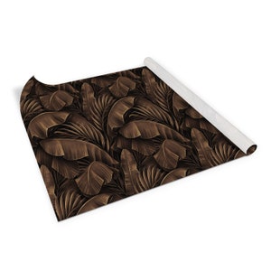 Retro Banana Leaves Veneer Sheets, Furniture Sticker, Size 39.8x19.7 inch / 100x50 cm, Crafts Projects, Customizable Sticker