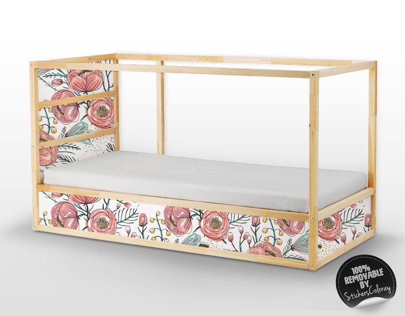 Decals For Kura Bed Ikea Vintage Wallpaper Sticker Set Pack Image 0