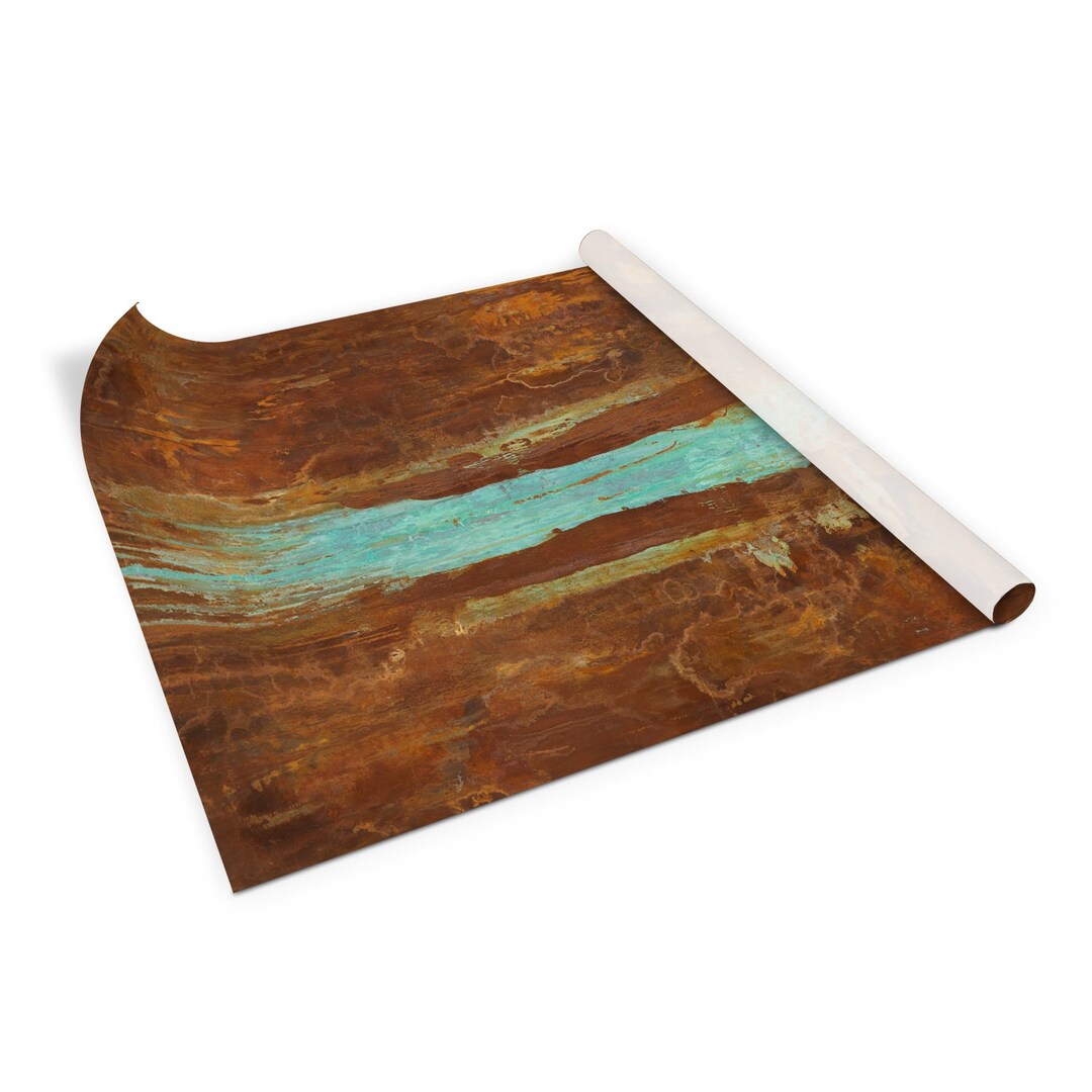 Old Rust Sheet Veneer Sheets, Furniture Sticker, Size 39.8x19.7 Inch ...