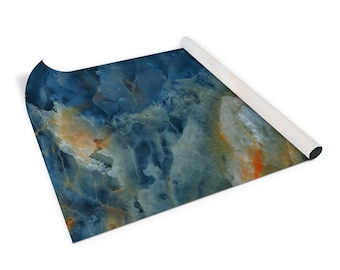 Bunte Onyx Furnierblätter, selbstklebende Folie, Größe 100 x 50 cm, Tischaufkleber, wasserfester Aufkleber