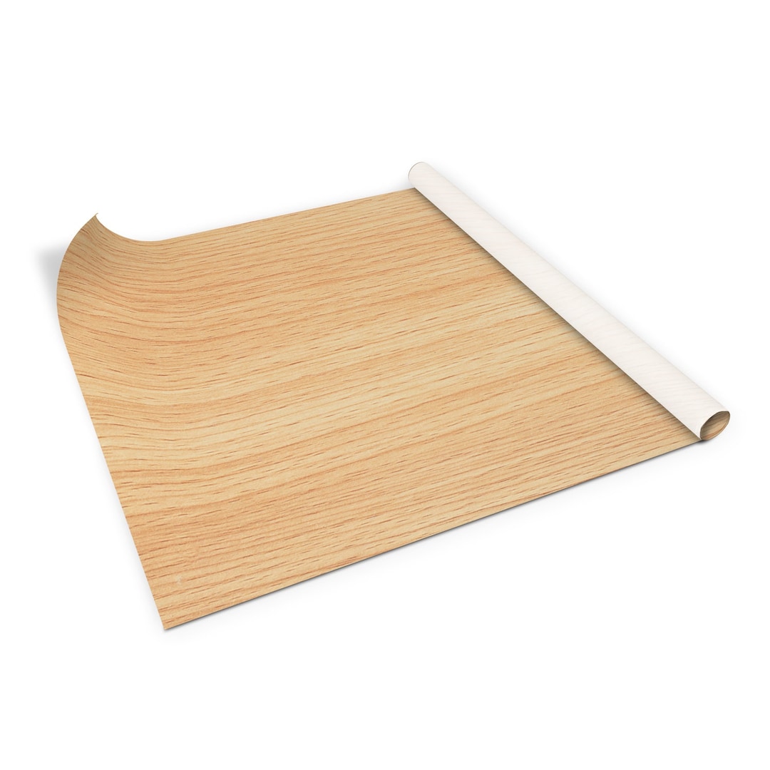 Light Wood Wood Veneer, Self Adhesive Foil, Size 39.8x19.7 Inch