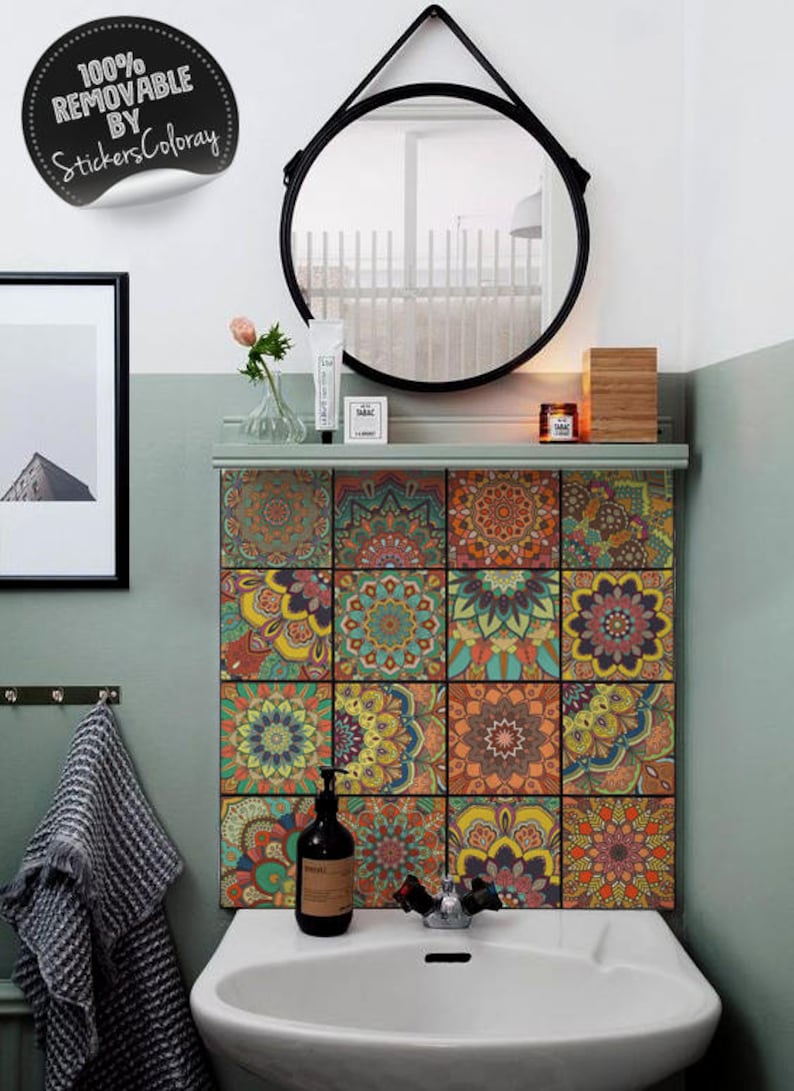 Talavera Ceramic Tiles Damask PACK OF 24 Traditional Etsy