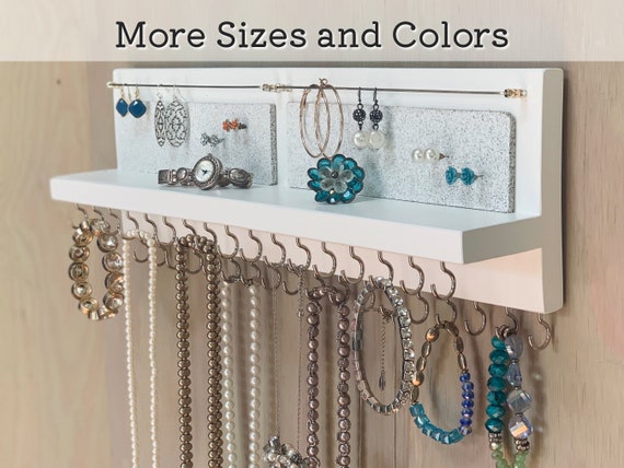 Hanging Jewelry Organizer Necklace Hanger Bracelet Organizer