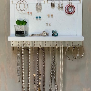 Schmuckhalter - Wand Montiert, XL Massiv Halsketten Armbänder Ohrringe