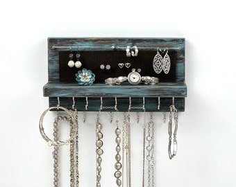 Elegant Teal Blue Jewelry Box – Velvet Lined Ring Display Case, Perfect For Gifts & Storage - View #9