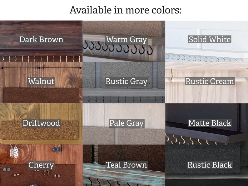a bunch of different types of wood in different colors