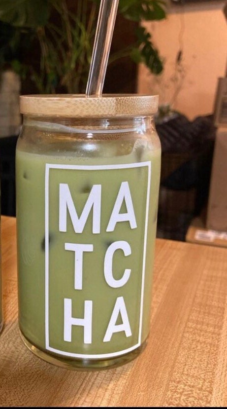 Matcha glass set incl. glass straws- limited edition – HEALTH BAR GmbH