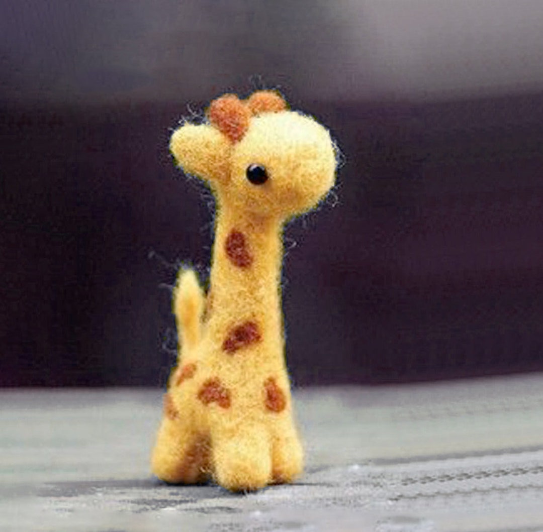 Needle Felting Kit Giraffe, Wool Felting Kit Animals, Felting Kit for  Beginners, Hobby Gifts for Her, Wool Giraffe Starter Kit, Woolbuddy 