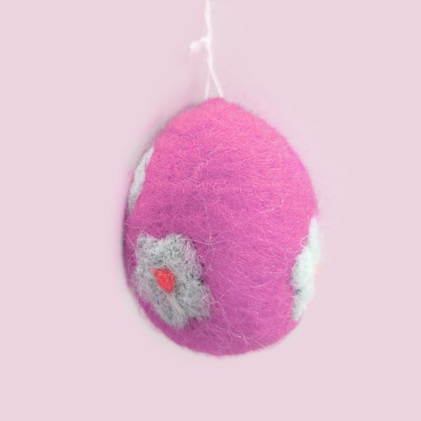 Needle Felting Easter Egg Kit. Colour Felting Wool. Craft Activity. DIY Beginner Felting. Birthday Gift. Mother's Day Gift. Needle Art Craft