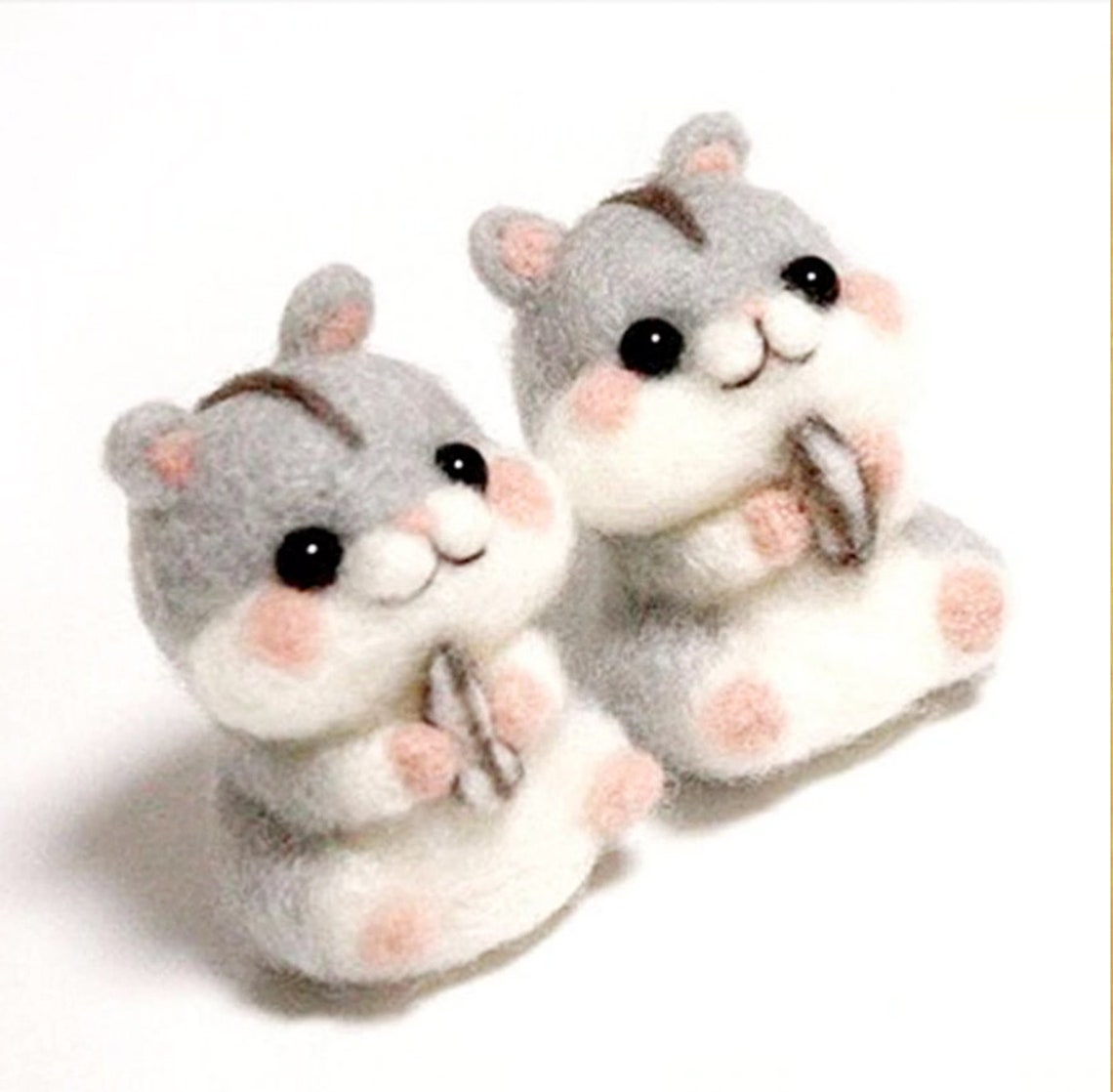 Needle Felting Squirrel Kit . Colour Felting Wool. Craft Etsy UK