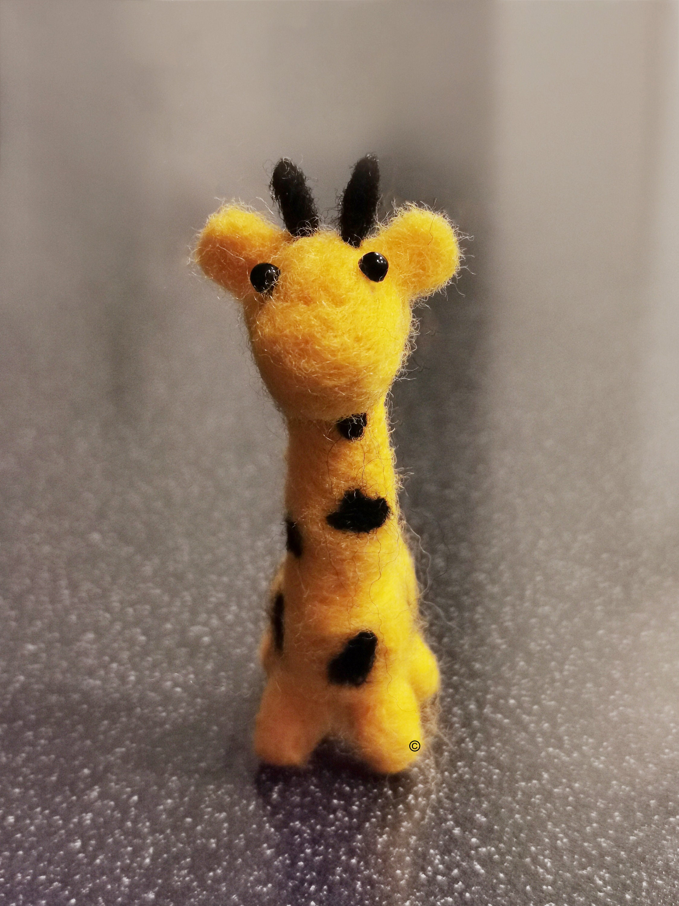 Needle Felting Giraffe Kit. Easy Felting. Craft Activity. Giraffe