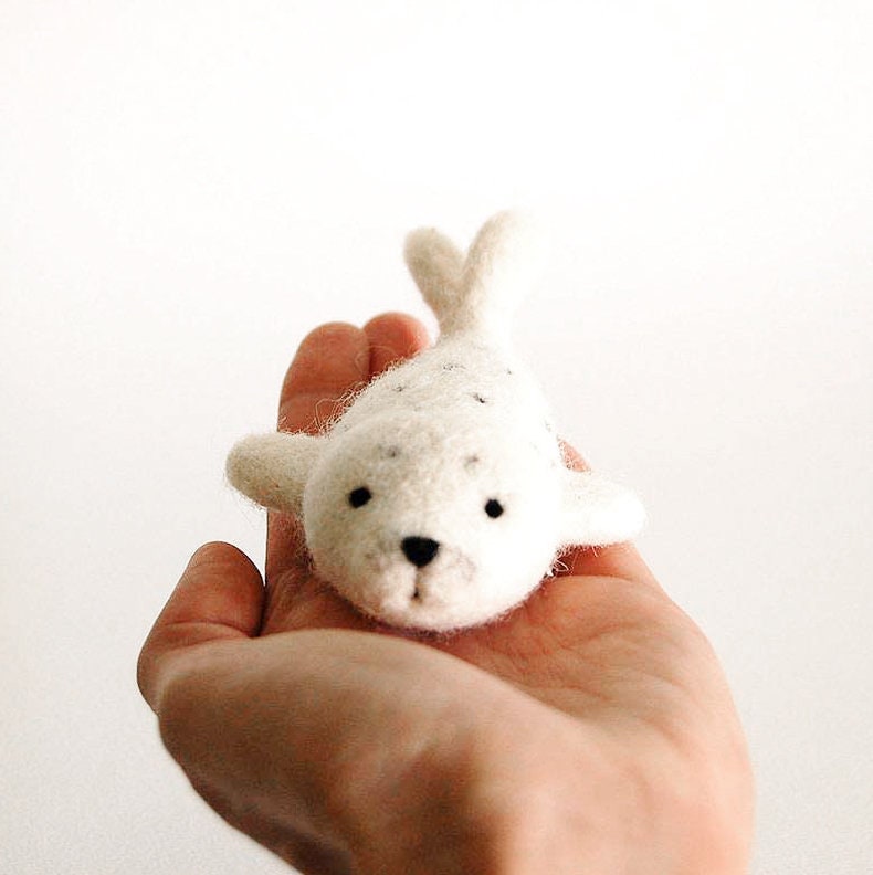 Needle Felting Seal Kit. Colour Felting Wool. Craft Activity. Etsy UK