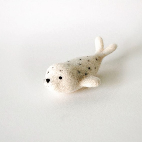 Needle Felting Seal Kit. Colour Felting Wool. Craft Activity. Etsy UK
