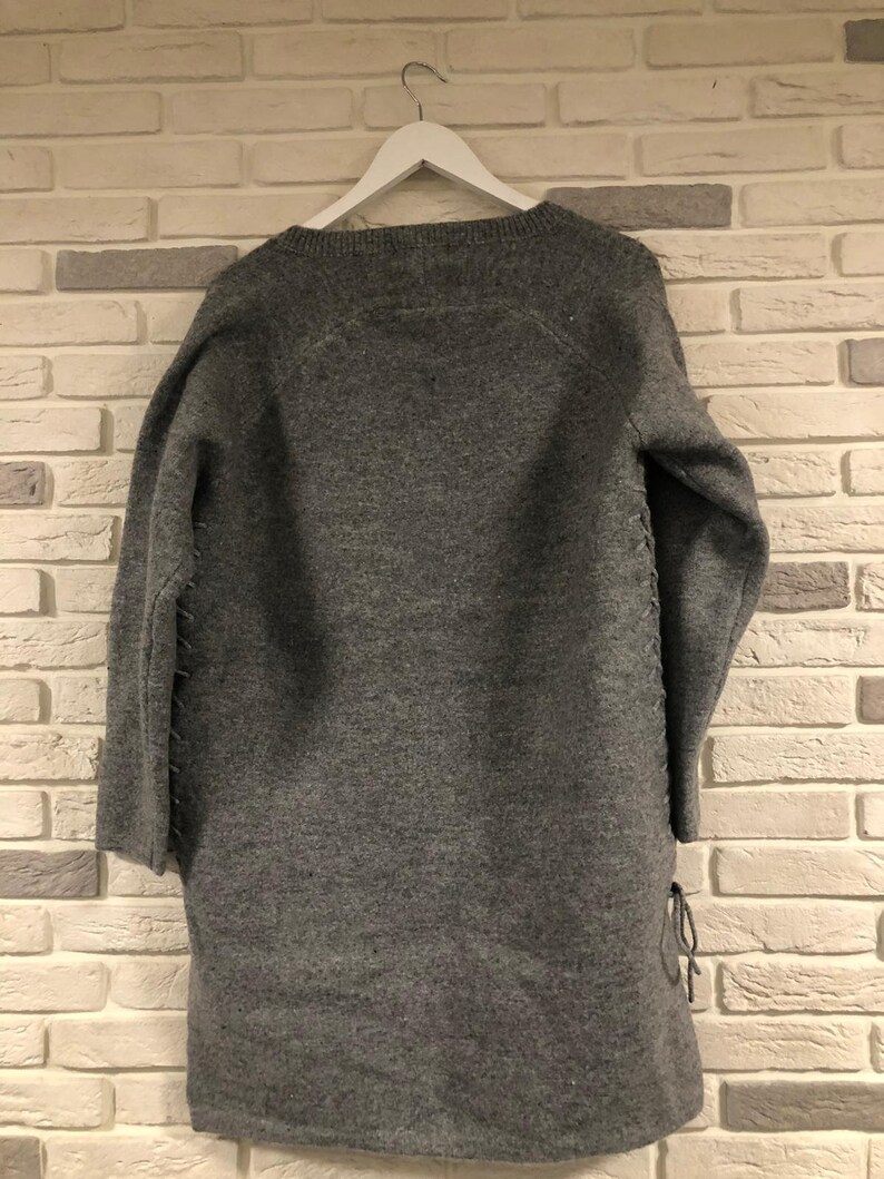 Gray open cardigan for women