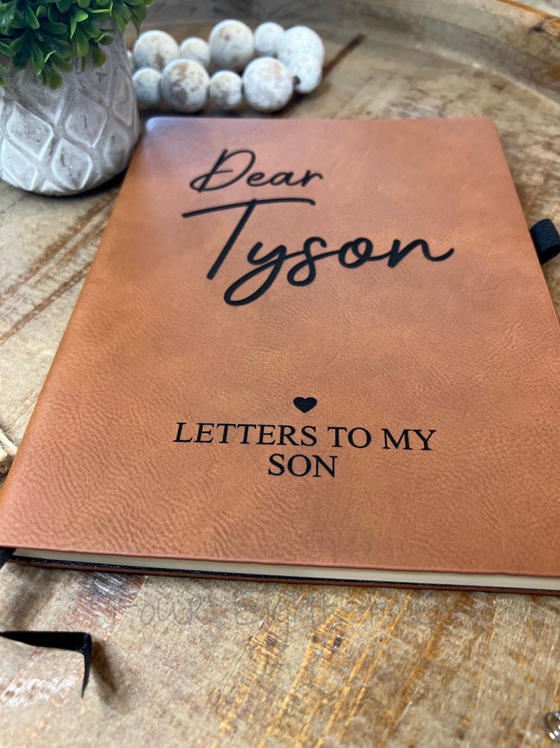 Letters to My Son Letters to My Daughter Leather Journal