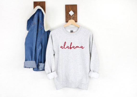 Cursive Alabama Shirt AL Shirt Alabama 