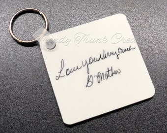 Message Key Ring | Etsy