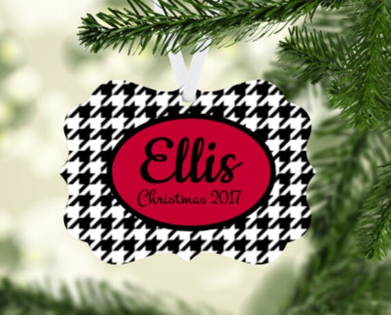 Houndstooth Christmas Ornament Etsy image 0 - Houndstooth Christmas Ornament Etsy