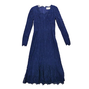 blue backless lace dress The Ruby Dress in Ice Blue 14 / Ice Blue main image 1