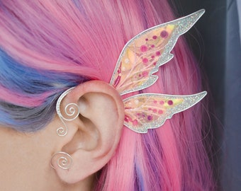 Fairy wing ear cuff no piercing* Fairy wing ear wrap