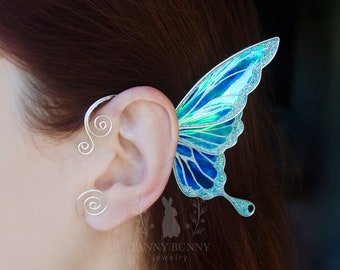 Fairy wing ear cuff no piercing* Butterfly earring jewelry