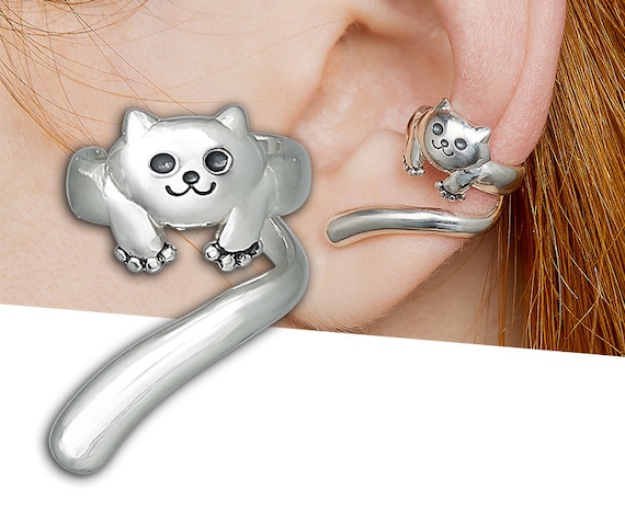 Earring cuff cat - . Gift Ideas