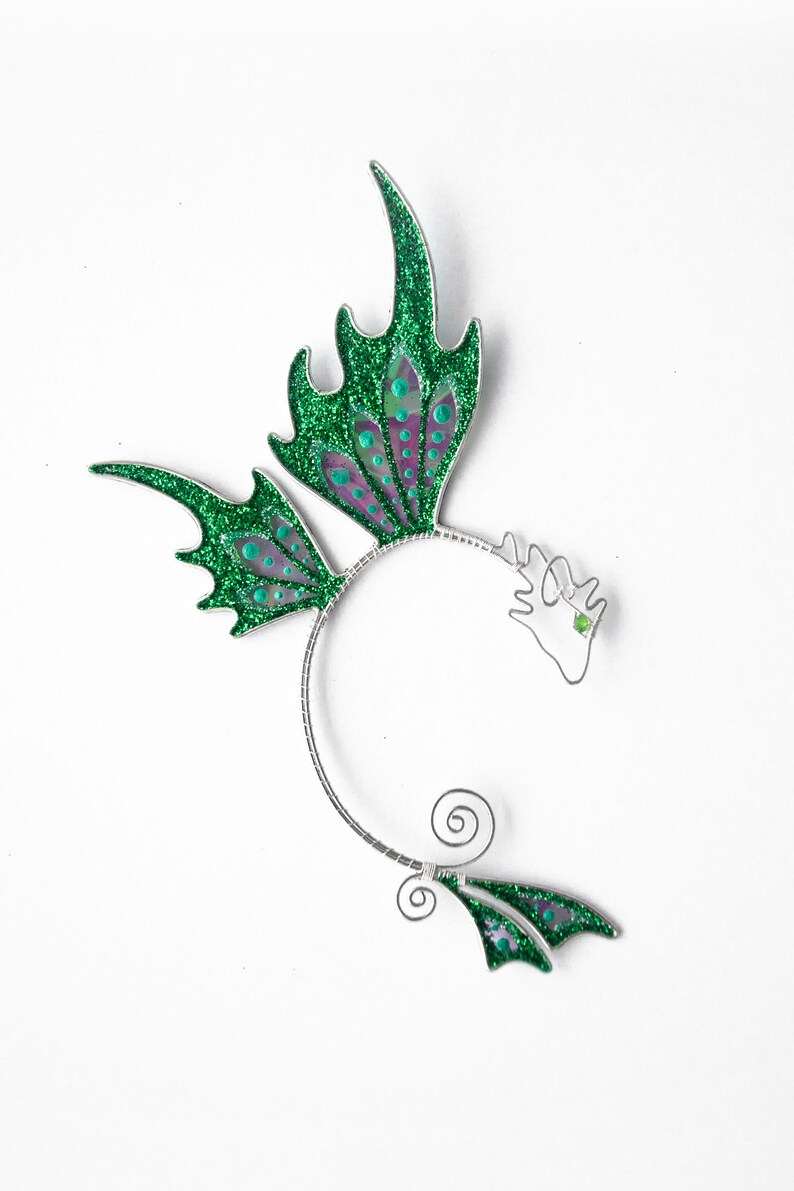 Fairy Dragon Ear Cuff No Piercing Dragon Ear Wrap Etsy