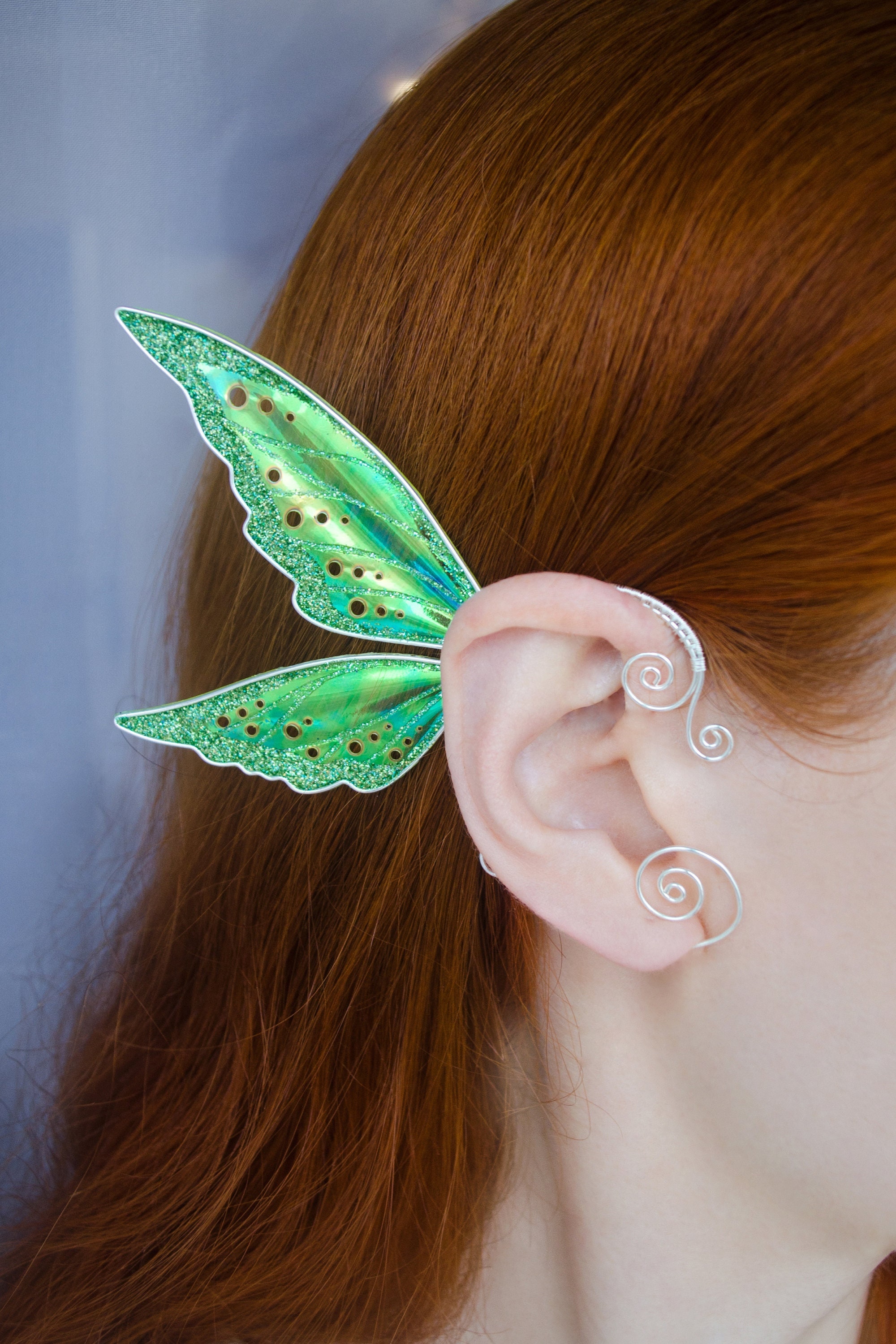 Butterfly wing ear cuff outlet