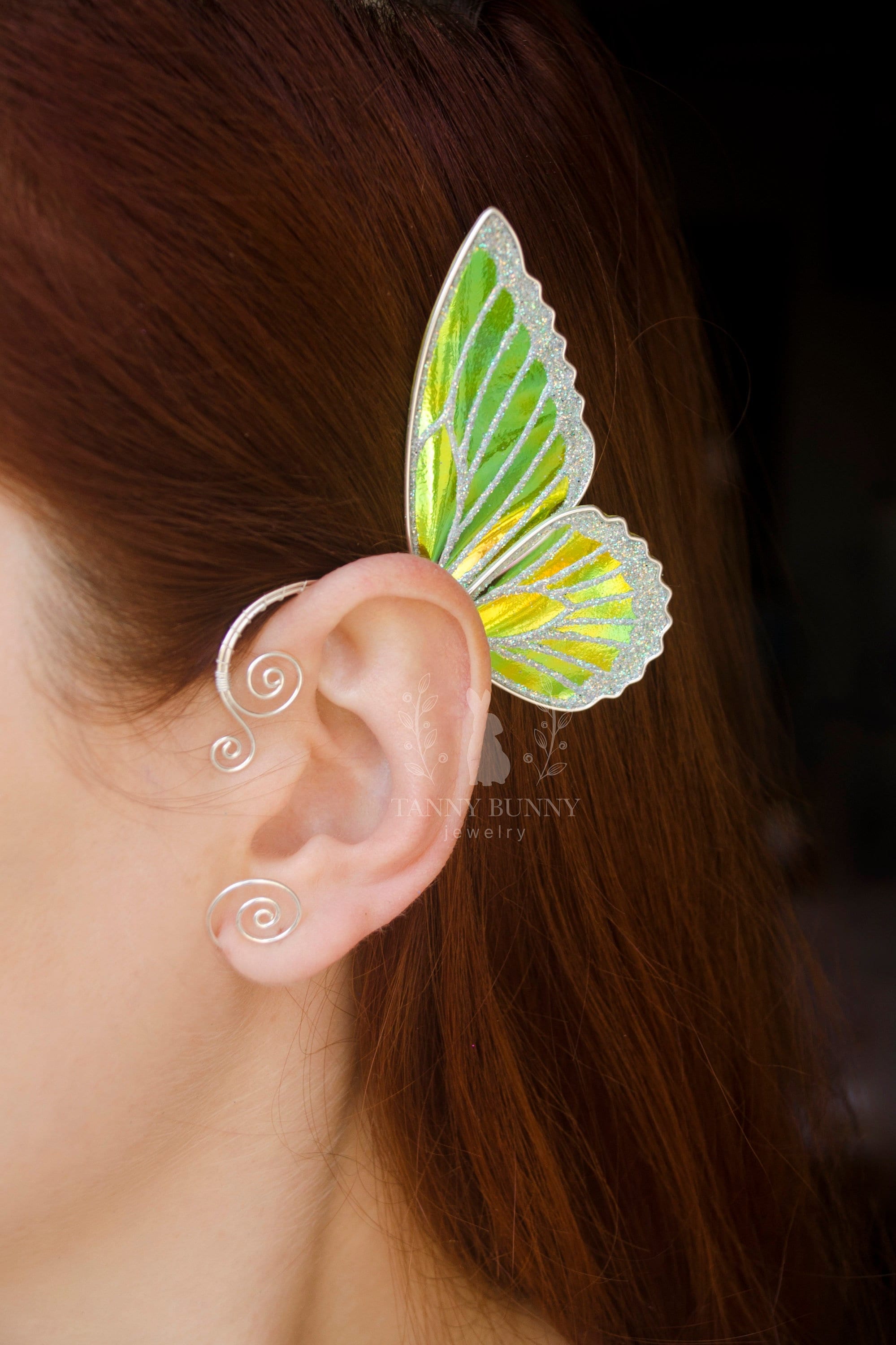 Butterfly wing ear cuff deals