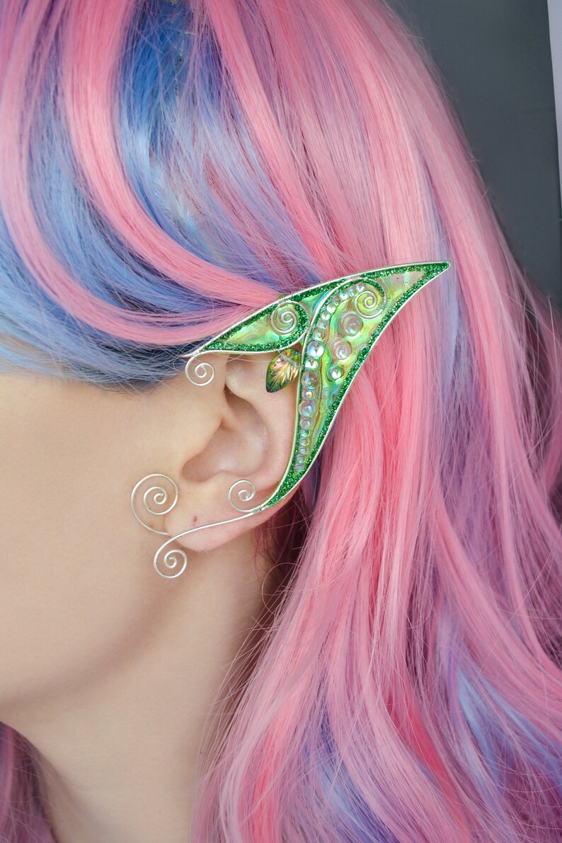 Elf Ear Cuffs No Piercing Elven Ear Wraps Fairy Earrings Etsy