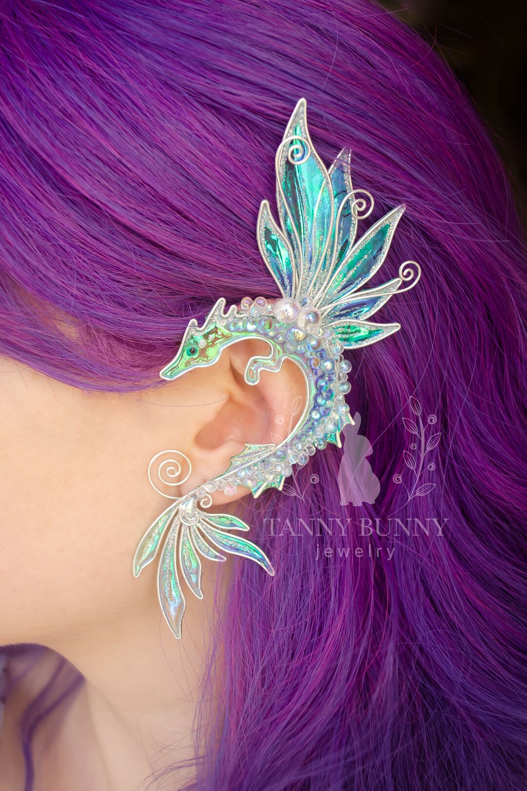 Sea Dragon Ear Cuff No Piercing, Mermaid Earring Etsy