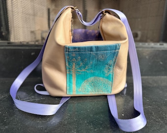 Bolso de hombro/mochila convertible Árboles de Gondor