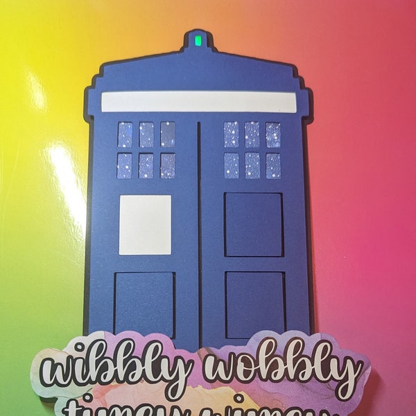 Tardis Cake Topper Etsy