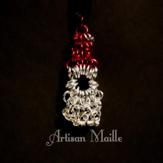 Chainmaille Santa Christmas Ornament Etsy