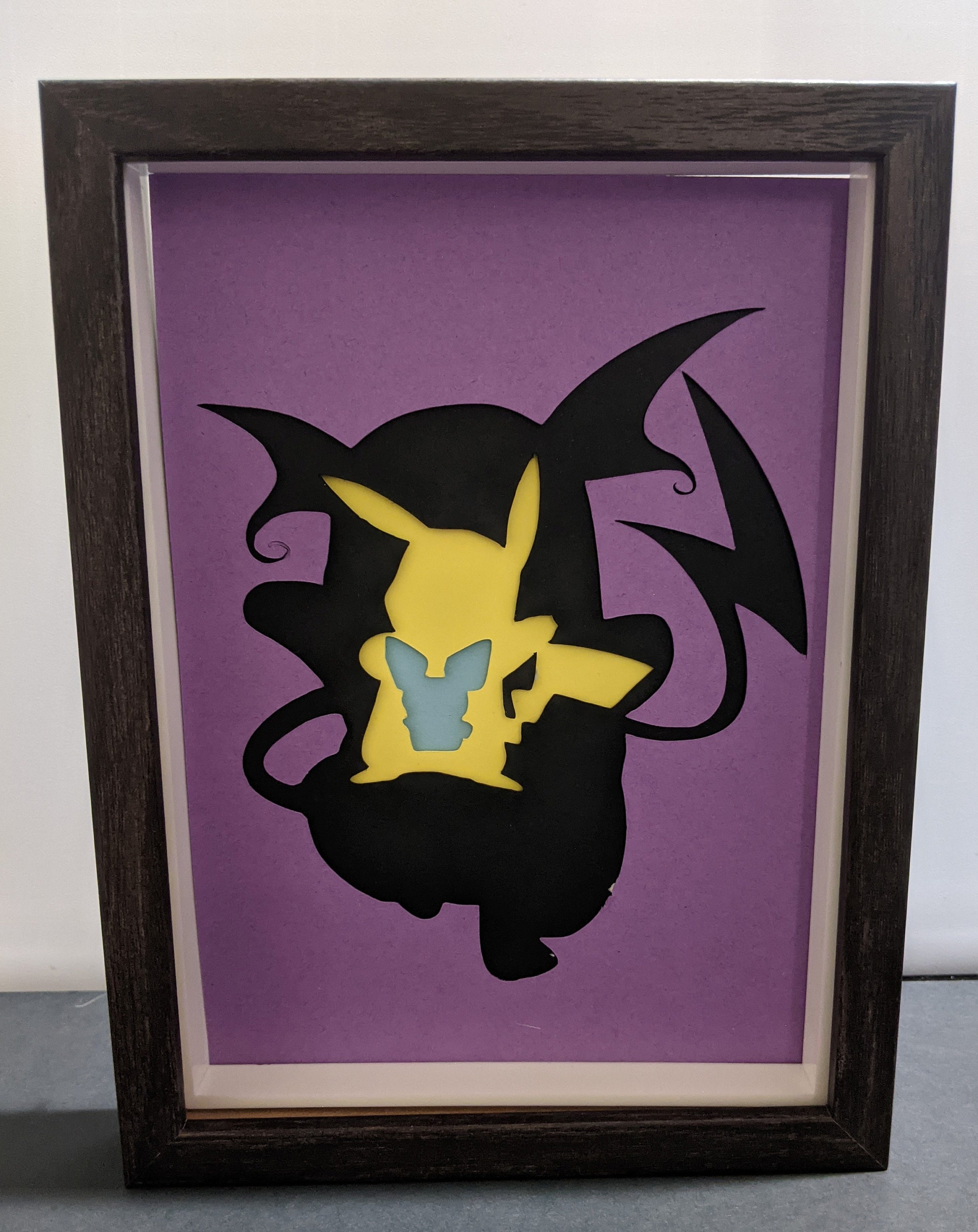 3D Pokemon Evolution Shadowbox 5x7 Etsy