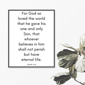 Jean 3:16 verset biblique
