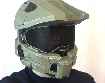 Master Chief Helmet Make your own with a PDF Download Halo