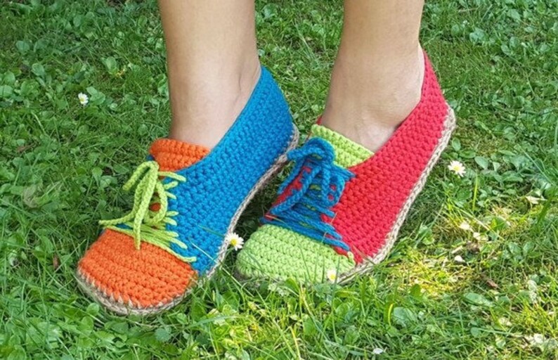 Crochet Pattern Trainers Shoes Size Uk 3575 Us 5595 Etsy