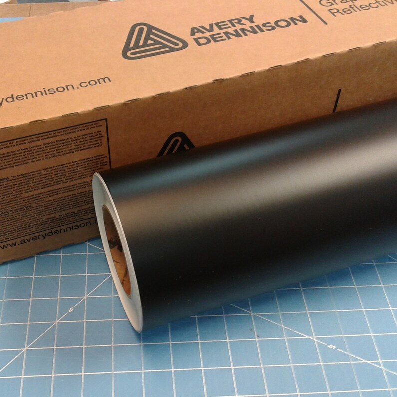 Matte Black Avery 700 24 X 30' Roll Sign Vinyl Etsy