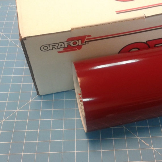 Red Oracal 751 1 Roll 24/" X 10/' Sign Cutting Vinyl
